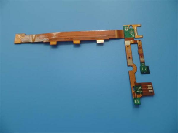 Multilayer flexible PCBs Rigid-flex PCBs Polyimide PCBs0.2mm thick Immersion Gold with Yellow