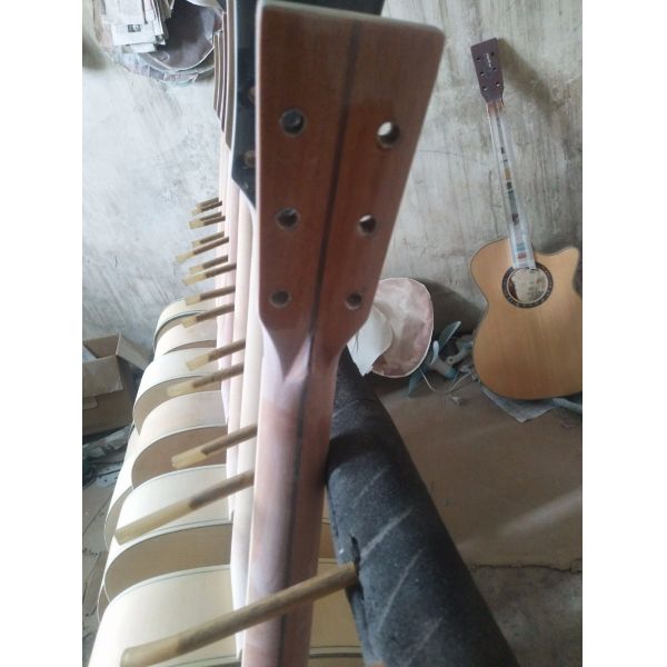 AAAA all Solid imported olive wood OM body custom guitar acoustic electric guitar