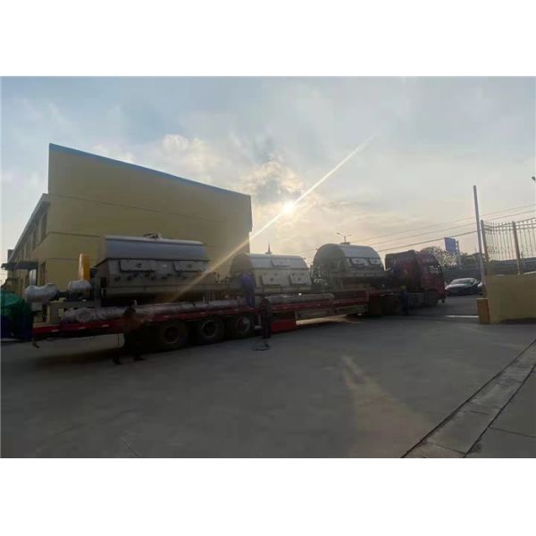 Double Oatmeal Scraper 1.1kw Small Rotary Drum Dryer