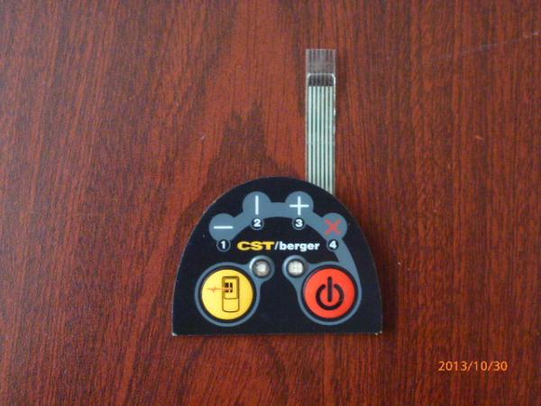 Resistência de isolação flexível gravada do interruptor 100MΩ do toque da membrana do PC