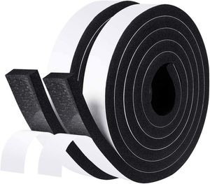 Single Sided Adhesive EVA Foam Sponge Sealing Strip Tape Self-Automatic Shockproof Door Window Seal Rubber EPDM Silicon PU Foam EVA Seal