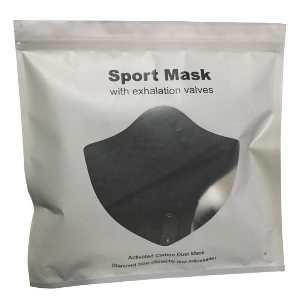 5Ply PM2.5 Protective Filter Face Mask with 2 exhalation valves Outdoor Sports Bike Motorcycle Face Mask