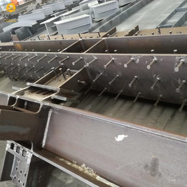 High Strength Q235B Q355B Steel Structure Storage Warehouse With Hot Dipped Galvanized Purlin