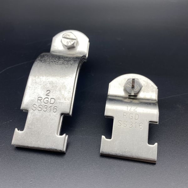 Unistrut Pipe Clamp Stainless Steel 304 Custom Size Strut Clamps