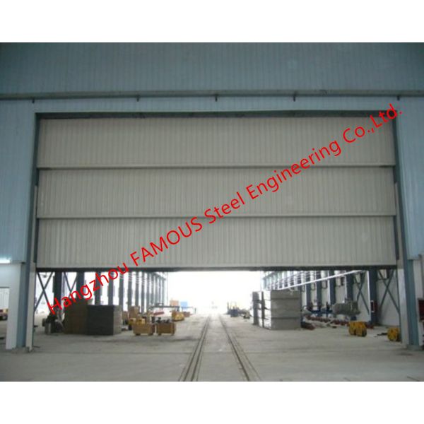 Sectional Steel Lift Door Vertical Panel Lifting Industrial Sectional Door For Garage Use