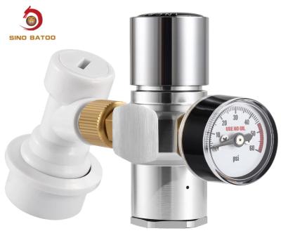 Nenhum regulador de escape do CO2 de 0-60 libra por polegada quadrada Mini Keg para a carbonação