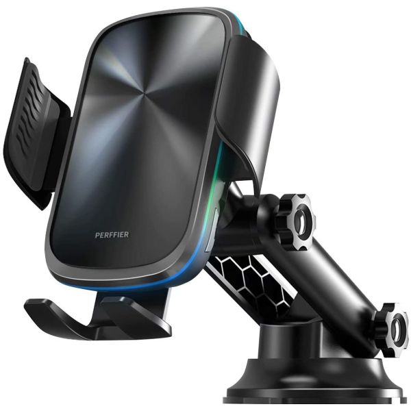 Qi Car Phone Mount Wireless Charger 5V 1A Auto Clamping Phone Holder