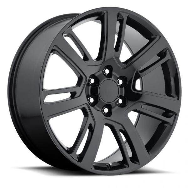 4738 Cadillac Escalade Replica Wheels 24x10 Truck Wheels Fits Gunmetal Mach'D GMC
