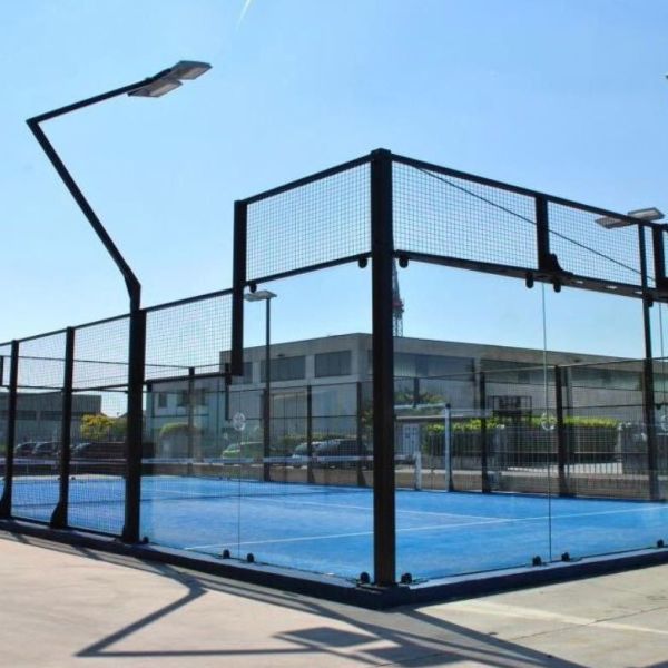 Court de Padel Panoramique en Verre Premium - Équipement de Tennis de Qualité Professionnelle avec Personnalisation Complète