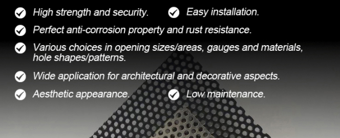 Толщина Q235 ISO 4mm пефорировала лист сетки металла