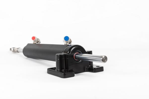 Winibo WQWJ Inboard Hydraulic Steering Kit With Helm Pump, Compact Cylinder, Tubing For Engines Up To 150hp