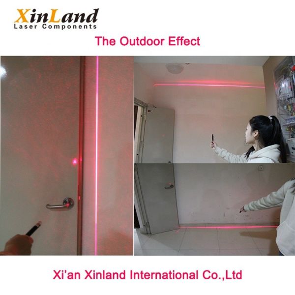 200mw 650nm Safe Line Laser Pointer Pen Red Mini Copper