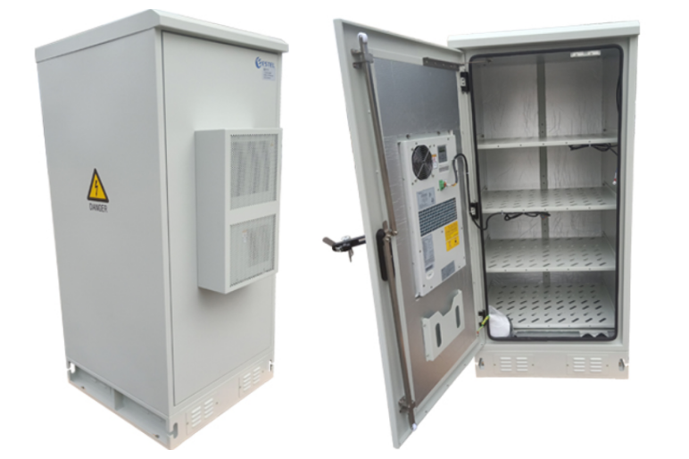 Cabinet de baterías exteriores de alto grado de protección contra robos para estaciones base de comunicación