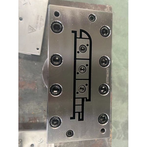 3CR17 Mould Material PVC Profile Extrusion Mould Maker for Wood Plastic Door Frame