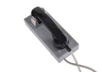 Linha de emergência, telefone resistente a vandalismo, telefones montados na parede para o público.