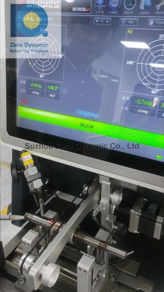 Soft Bearing Rotor Balancing Machine High Precision Belt Drive Rotor Balancer