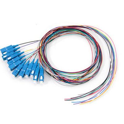 Trança de fibra ótica multimodo do SC UPC 0.9mm de FTTH FTTB 12Cores