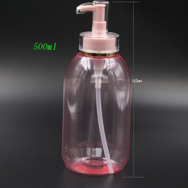 Plastic lotion bottle and Bath bottles in 300ml 500ml  Empty plastic soap bottle