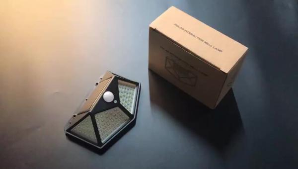 Outdoor Motion Sensor Waterproof Sunlight Garden Decoration Street Wall Lights Solar Powered Lantern LED Solar Lamp