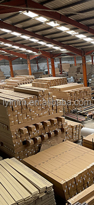 150 мм Ширина Флуированные стеновые панели Wpc Сплошные деревянные стенные доски 2,9 м длина