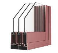 Las protuberancias aluminio de la ventana, la protuberancia de aluminio perfilan la ventana de la sección