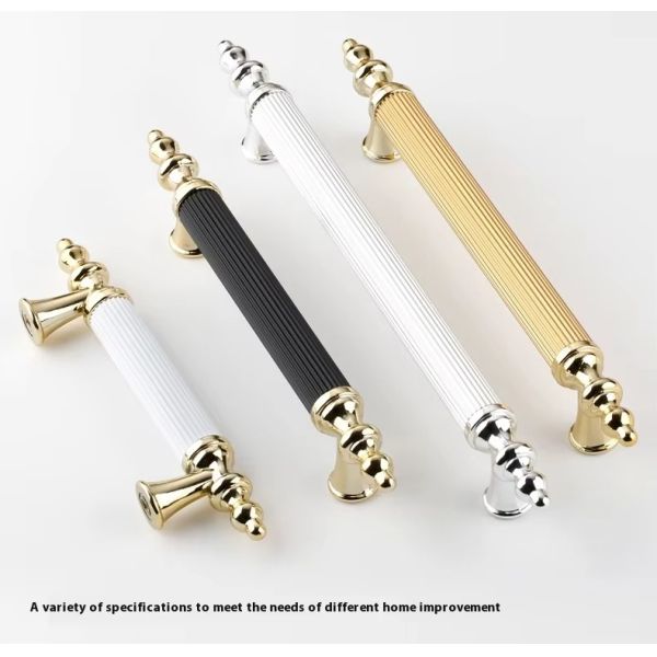 Luxury Cabinet Wardrobe Bathroom Cabinet Door Drawer Furniture Handle Hardware Decorative Handle for Kitchen Living Room