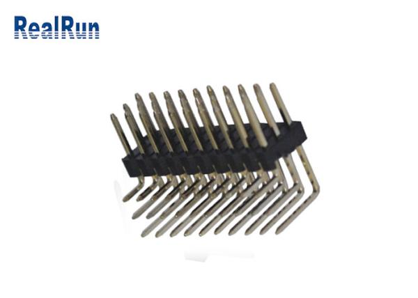 PBT 2.54mm Surface Mount Male Connector Three Row Pin Header