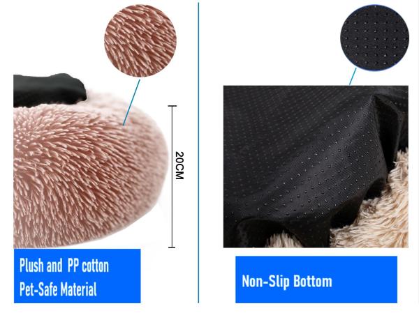 Ventilated Round Waterproof Dog Crate Mattress Bed 40CM-120CM Dog Bed