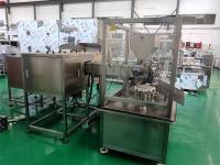 Machine de remplissage de capuchon à gel standard GMP avec fonction de recyclage de mousse et consommation