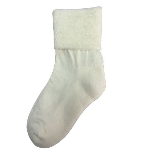 Socks Pink White Soft Thickening Cute Combed Cotton Thick Children Winter Kids As picture