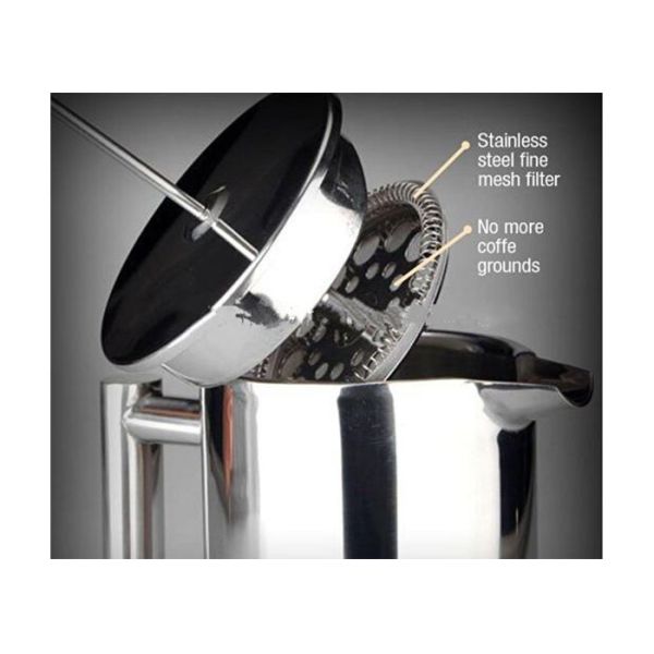 1000ml Metal French Press  And Tea Press U-Bond SS304 34oz French Press