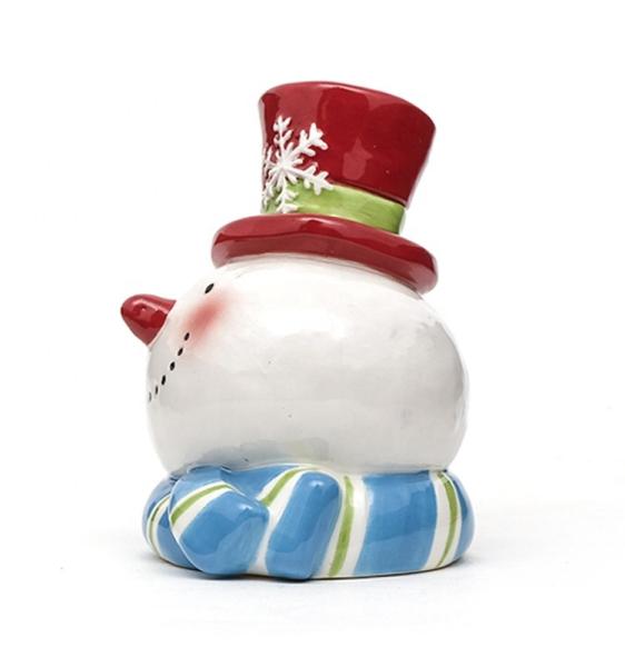 Lovely 3d Ceramic Spice Set Cruet Set Salt And Pepper Shaker Pots For Christmas