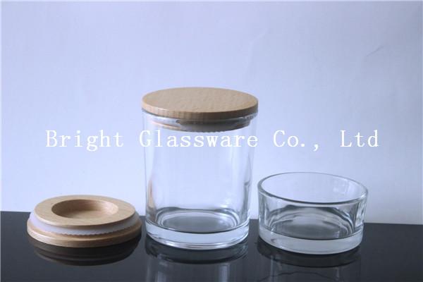 votive candle holder with wooden lid in China