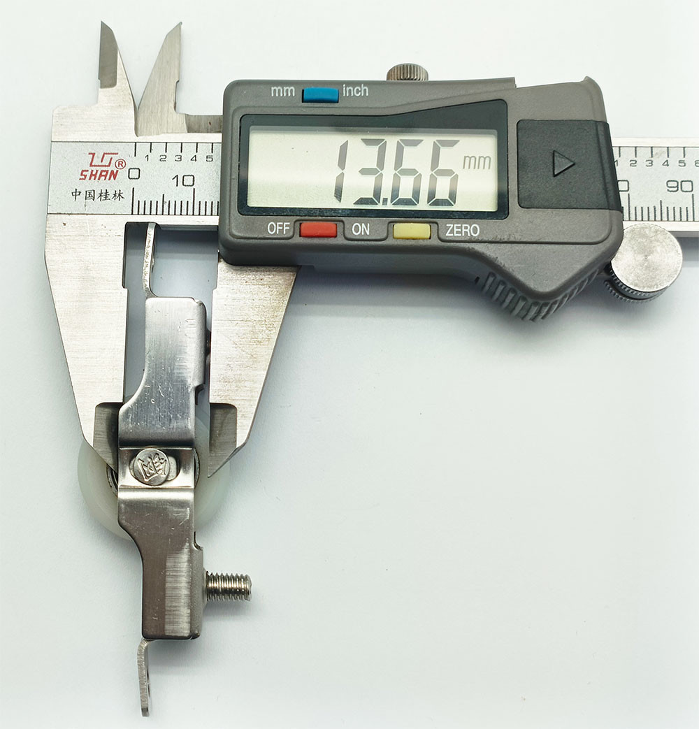 Rustproof ширина 22.42mm высоты 20.87mm ролика сползая окна сплава Alu