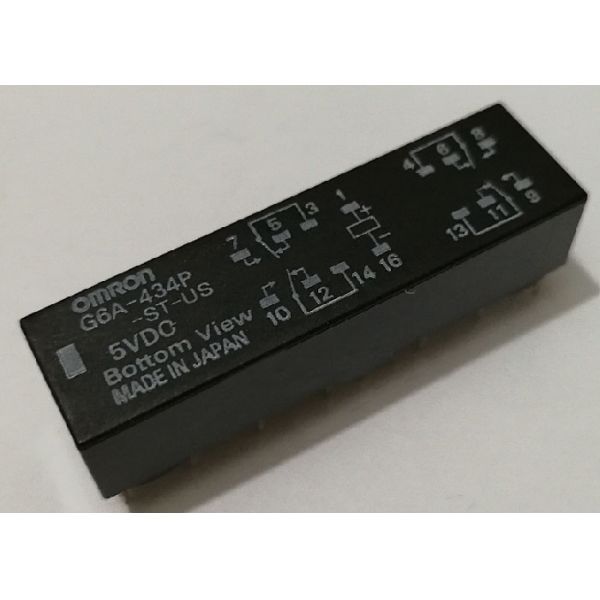Relais G6A-434P-ST-US-5VDC (d'Omron Pin 14)