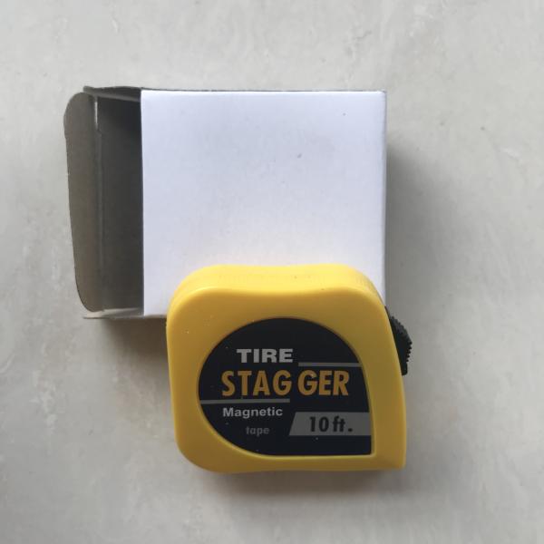 Steel Blade 1/4 Wide Professional Imperial Measurement Racing Tire Stagger Tape Measure Tap 10 Feet with Magnetic Tools