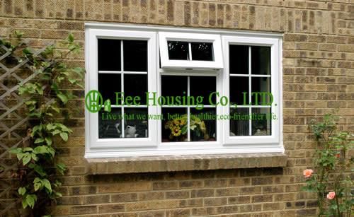 French Upvc Casement Windows For Condos, Grill designs and Top hung Vinyl window