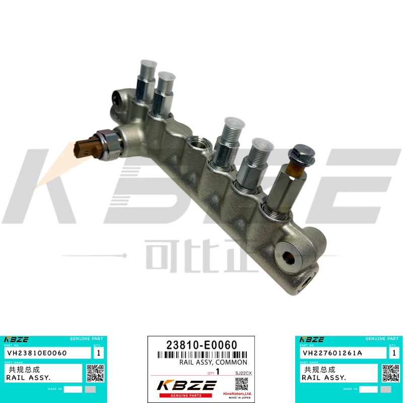 KBZE VH23810E0060 KOBELCO VH227601261A SK200-8 SK250-8 FUEL COMMON RAIL FITS HINO J05E 23810-E0060