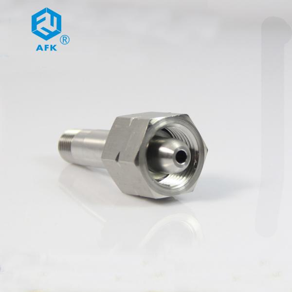 De aço inoxidável do adaptador do cilindro de gás de DIN477 BS341 CGA forjado