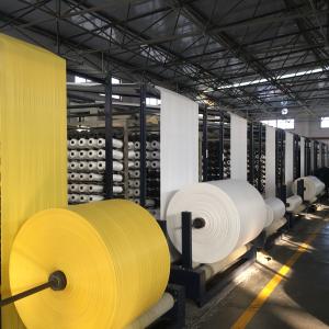 65cm Width customized colour Tubular PP Woven Fabric For PP woven Bags