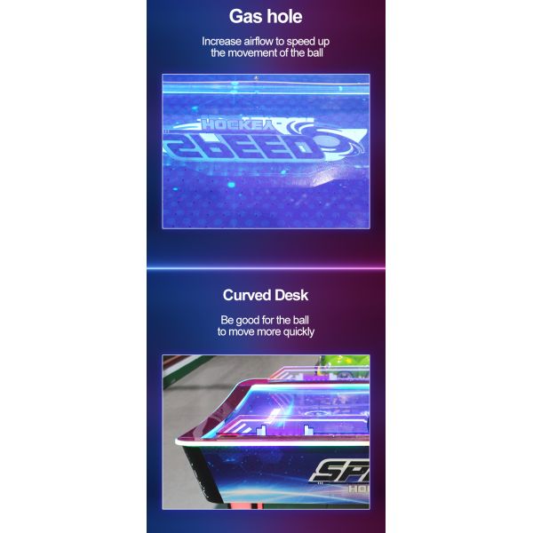 220V Amusement Game Machines ， Electronic Scoring Air Hockey Table For  Indoor  Or Outdoor