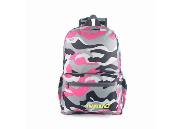 Collapsible Polyester Backpack Breathable Straps Inner Sleeve