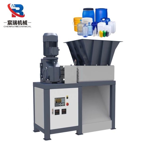 Small-Scale Crushing and Recycling Machine Waste Plastic Metal Cardboard Box Electronic Waste Double-Shaft Shredder