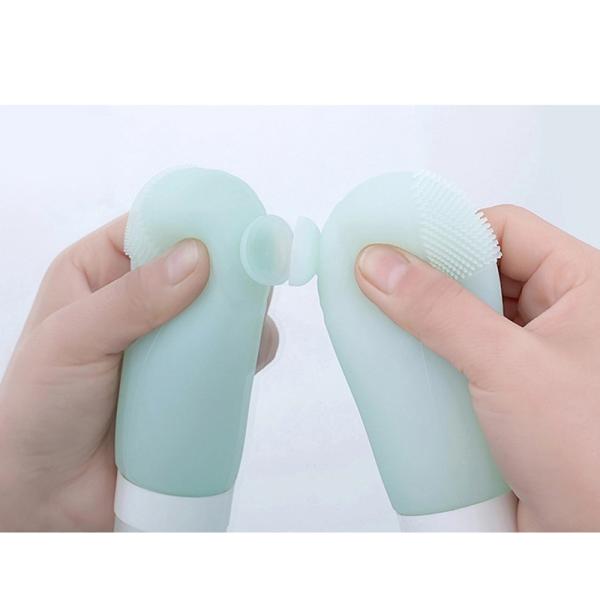 LFGB BPA Free Food Grade Silicone Travel Bottle Set