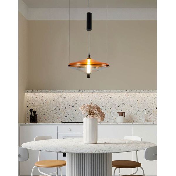 Nordic Simple Personality Spaceship Lamp Living Room Dining Room Bar Pendant Light