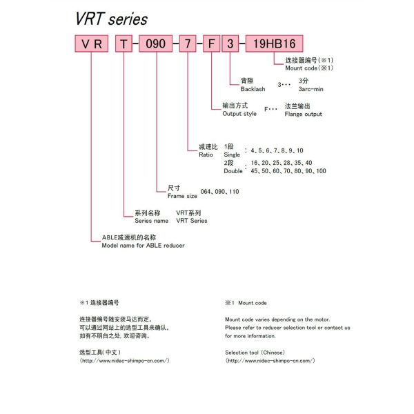 Vrt-064c Servo Motor Reducer Vertical Type Quiet Operation For Machinery