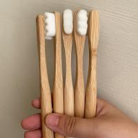 Brosse à dents en bambou écologique organique naturelle 193mm de 100% biodégradable