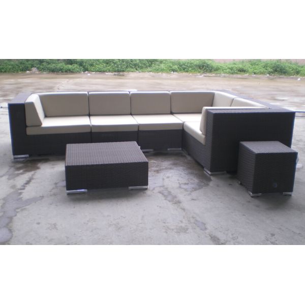 Garden furntiure rattan modular sofa --9144