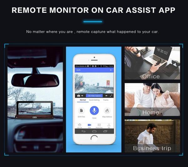 Car Camera Full HD 1080P Rearview Mirror Wifi 3G Car DVR with GPS Navigation 7 Android Dash Camera