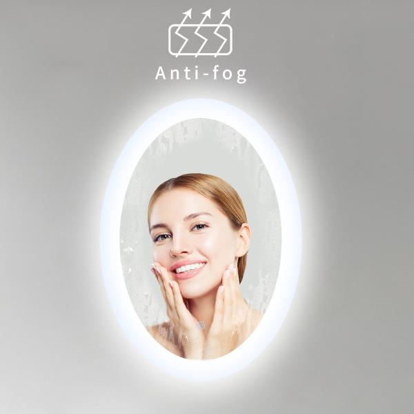 L'horloge numérique LED à haute sortie SMD LEDs Vanity Magic Make Up Mirror pour hôtel / WiFi à domicile